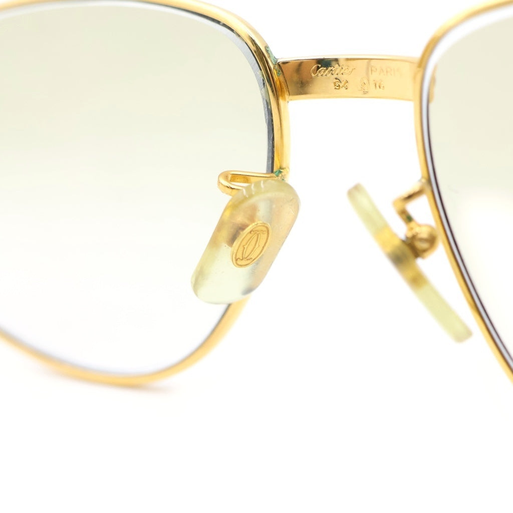 Cartier(カルティエ) トリニティ ゴールド金具 カラーレンズ サングラス メガネ ゴールド