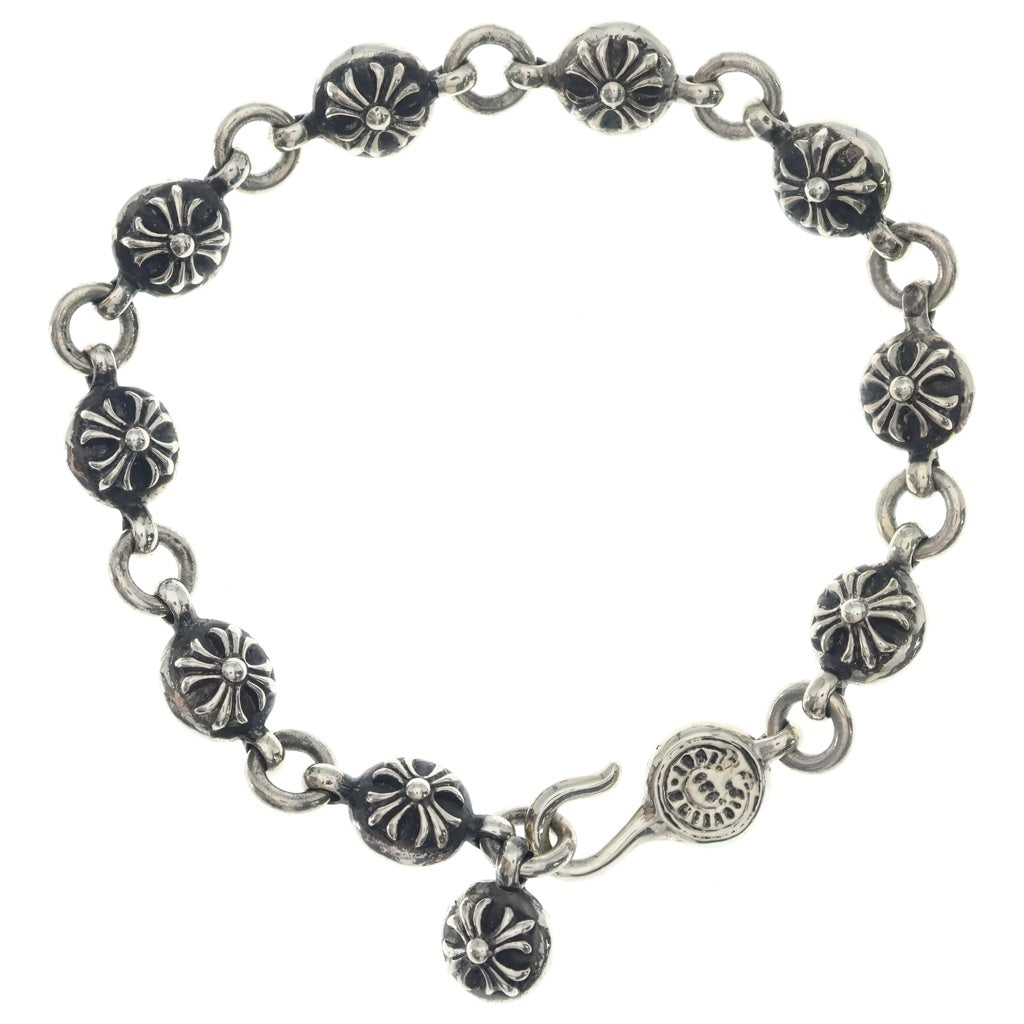 CHROME HEARTS(クロムハーツ) NO2 BALL #2クロスボールブレスレット シルバー BCA176