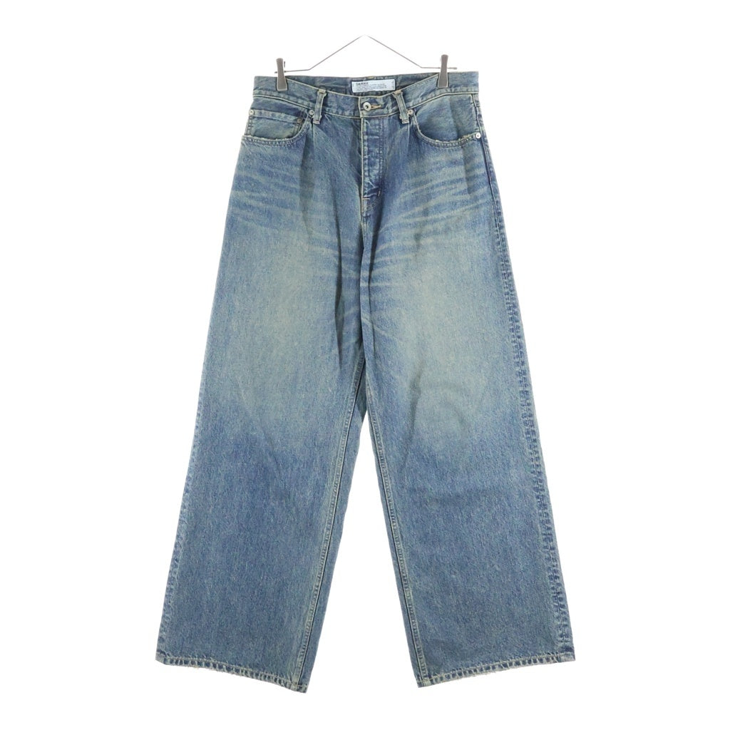 DAIRIKU(ダイリク) 26SS D18 Wide Vintage Denim Pants ヴィンテージ加工 ワイドデニムパンツ バギージーンズ インディゴ