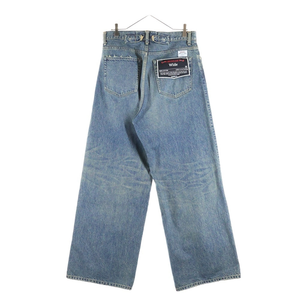 DAIRIKU(ダイリク) 26SS D18 Wide Vintage Denim Pants ヴィンテージ加工 ワイドデニムパンツ バギージーンズ インディゴ