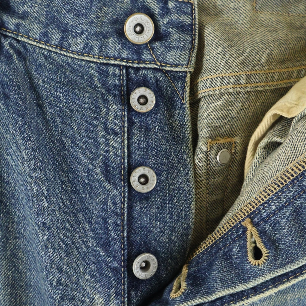 DAIRIKU(ダイリク) 26SS D18 Wide Vintage Denim Pants ヴィンテージ加工 ワイドデニムパンツ バギージーンズ インディゴ