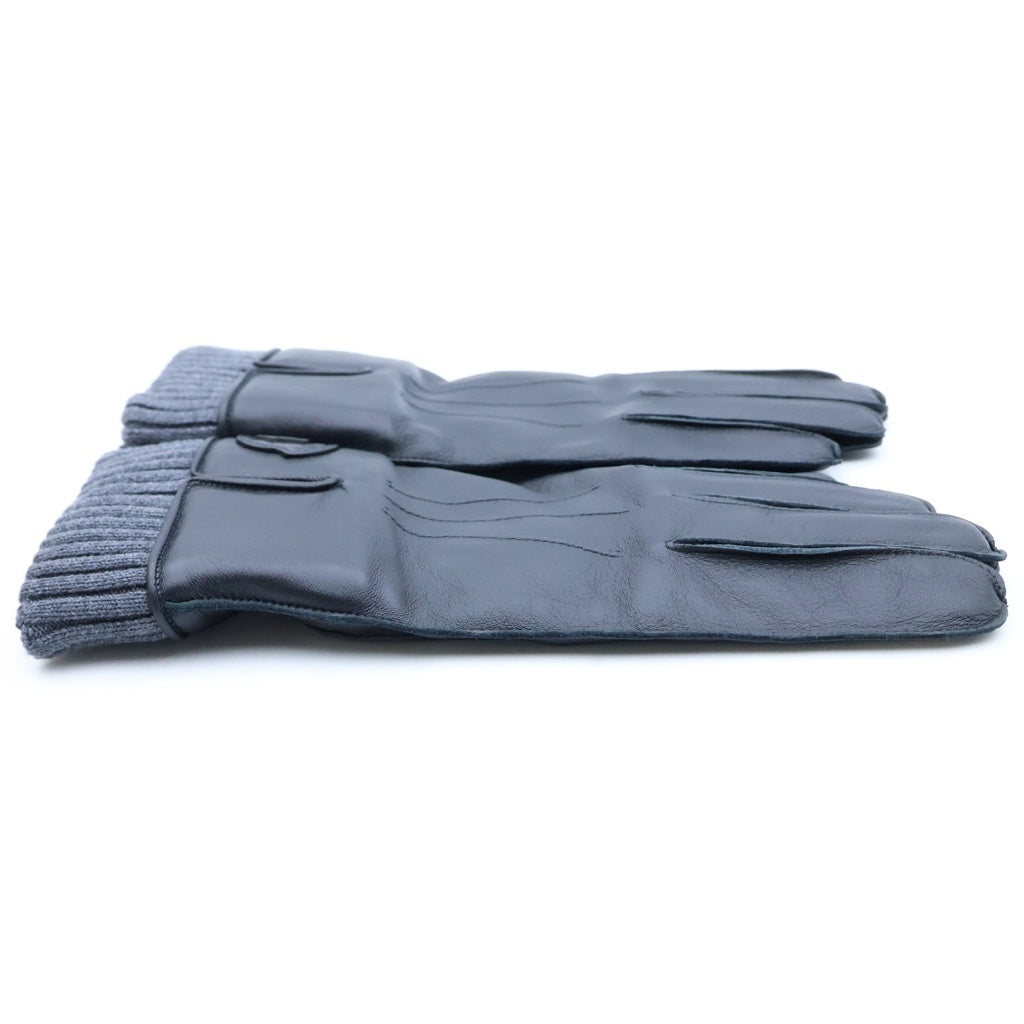 MONCLER(モンクレール) 22AW GLOVE レザー グローブ 手袋 ブラック H20913A00004
