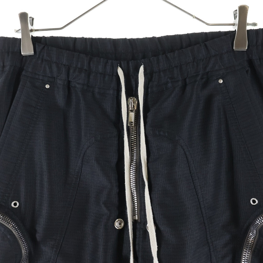 Rick Owens(リックオウエンス) 21SS BAUHAUS CARGO バウハウス ドローストリングカーゴパンツ ブラック RP21S3327-TE
