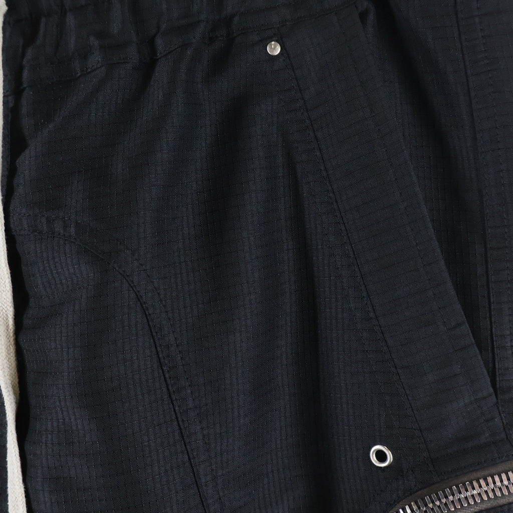 Rick Owens(リックオウエンス) 21SS BAUHAUS CARGO バウハウス ドローストリングカーゴパンツ ブラック RP21S3327-TE