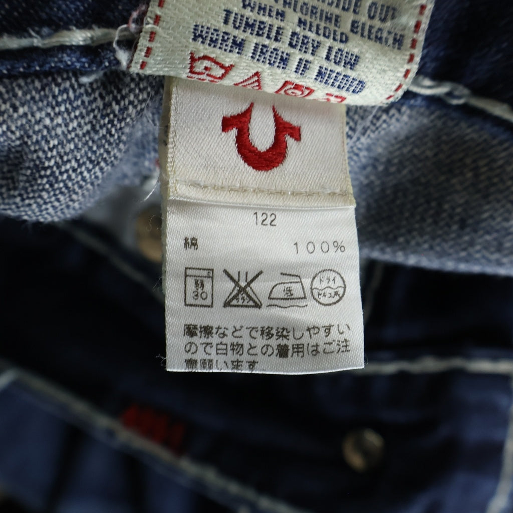 TRUE RELIGION(トゥルーレリジョン) RICKY SUPER T STRAIGHT USA製 リッキー スーパーT ストレート デニムパンツ インディゴ M24859P90
