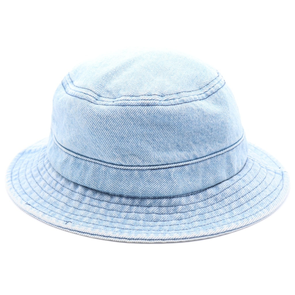 SUPREME(シュプリーム) 23SS Outline Crusher アウトラインクラッシャー ロゴエンブロイダリー デニムバケットハット 帽子 インディゴ