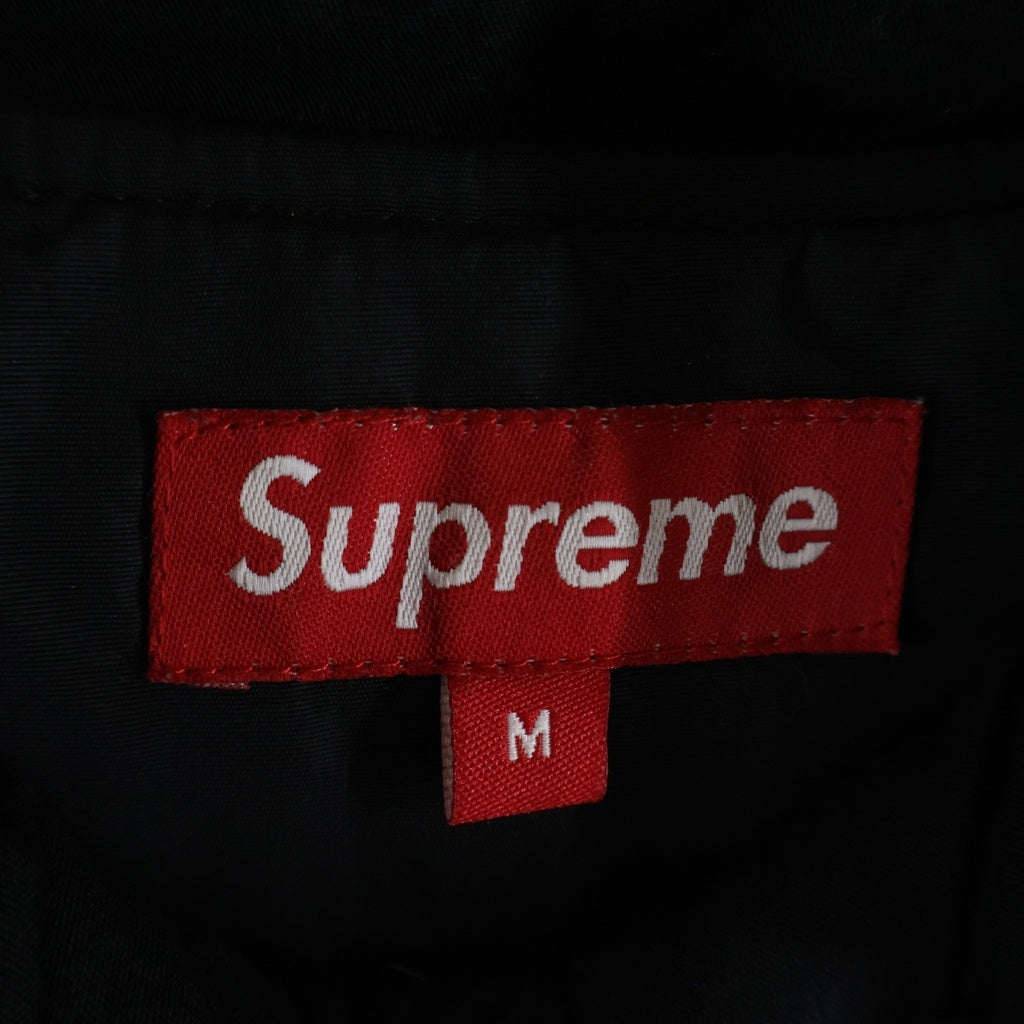 SUPREME(シュプリーム) 12AW Mechanics Puffy Jacket メカニックス イーグルワッペン パファージャケット ブラック