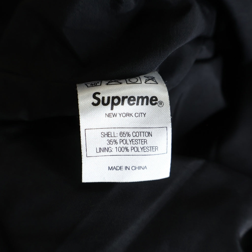 SUPREME(シュプリーム) 12AW Mechanics Puffy Jacket メカニックス イーグルワッペン パファージャケット ブラック