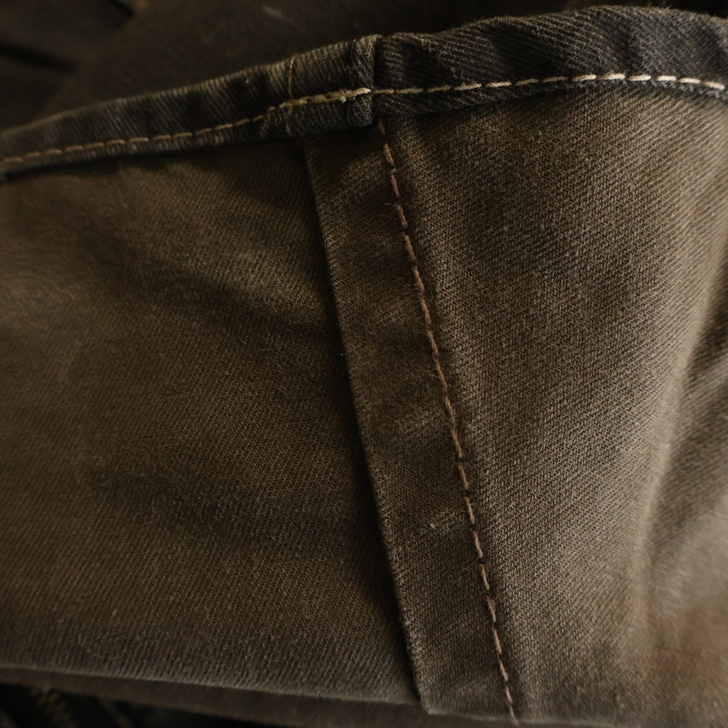 Levi's RED(リーバイス レッド) 00S VINTAGE ヴィンテージ ステッチデザイン ボタンフライ デニム メキシカンブーツカットパンツ ブラウン