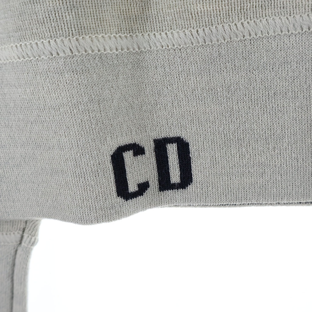 Christian Dior(クリスチャンディオール) CDロゴ バージンウール クルーネックニットセーター グレー 663M622ZT535