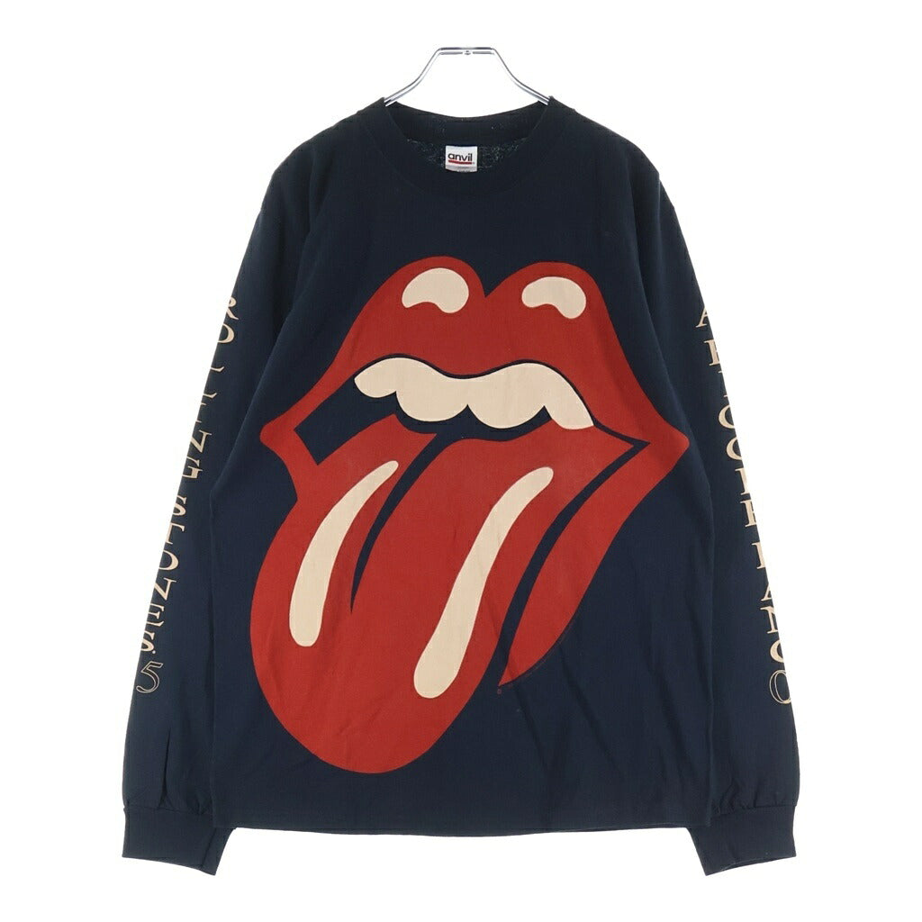 VINTAGE(ヴィンテージ) 00S VINTAGE THE ROLLING STONES ABIGGER BANG ANVIL ローリングストーンズ ア ビガー バン ロングスリーブ ヴィンテージTシャツ カットソー ブラック
