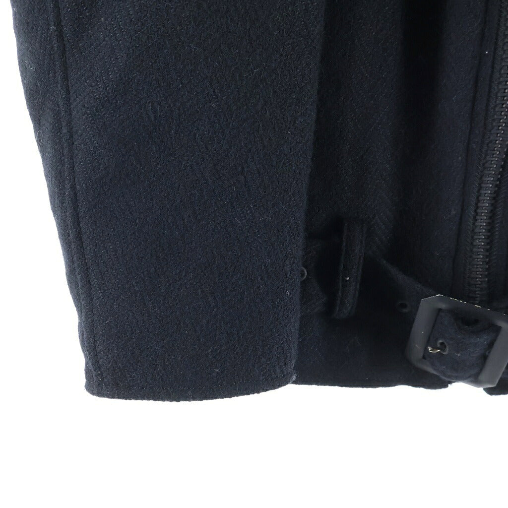 SCHOTT(ショット) ×NEIGHBORHOOD ネイバーフッド ウール ダブルライダースジャケット ネイビー SHNH-JK-03