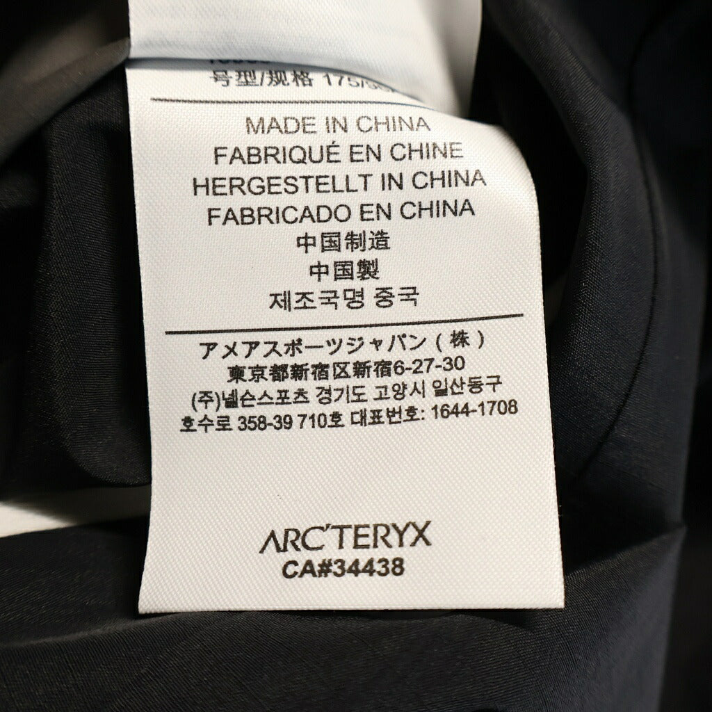 ARC'TERYX(アークテリクス) BETA SL JACKET GORE-TEX ベータSL ゴアテックス フーデッドナイロンジャケット ブラック 10968-76121