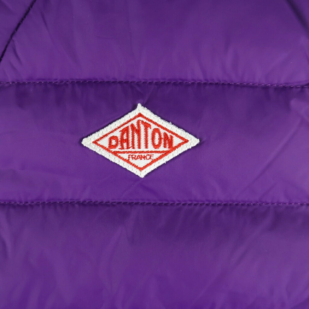 DANTON(ダントン) INNER DOWN VEST インナーダウンベスト ナイロンジレ パープル JD-8753
