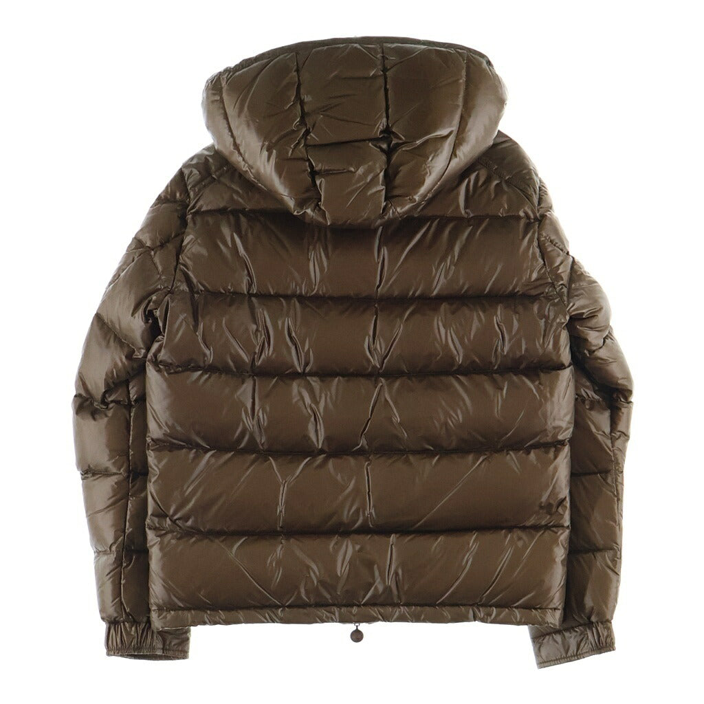 MONCLER(モンクレール) BEAMS35周年 MAYA マヤ ワッペンロゴ フーデッド ジップアップ ダウンジャケット ブラウン 120914036605 53029