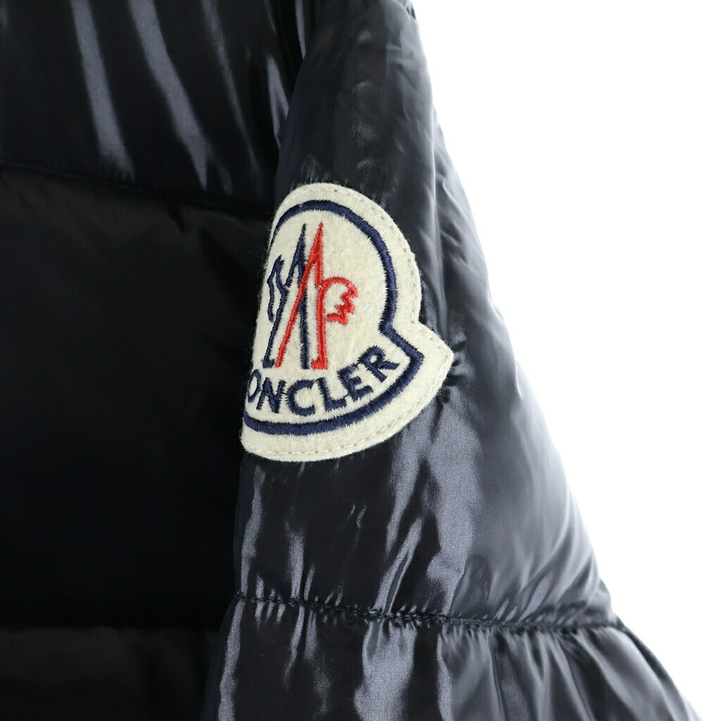 MONCLER(モンクレール) EVEREST エヴェレスト ロゴワッペン ジップアップ ナイロン ダウンジャケット ブラック 41310/50/68950