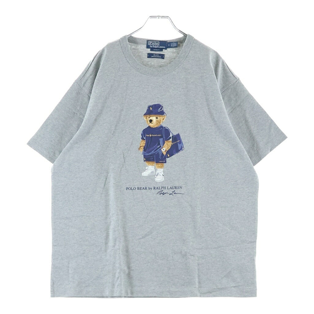 POLO RALPH LAUREN(ポロラルフローレン) BEAMS別注 POLO BEAR クルーネック長袖Tシャツ カットソー グレー 710939131002