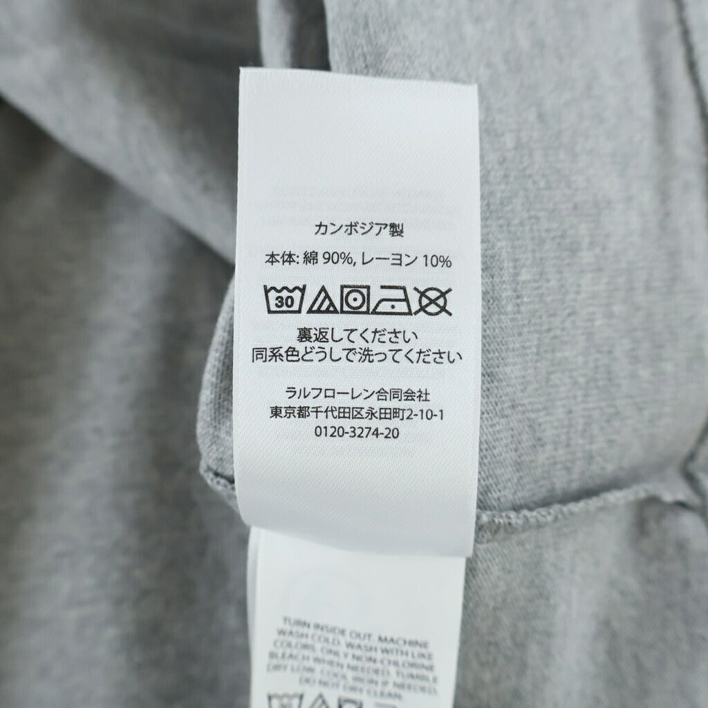 POLO RALPH LAUREN(ポロラルフローレン) BEAMS別注 POLO BEAR クルーネック長袖Tシャツ カットソー グレー 710939131002