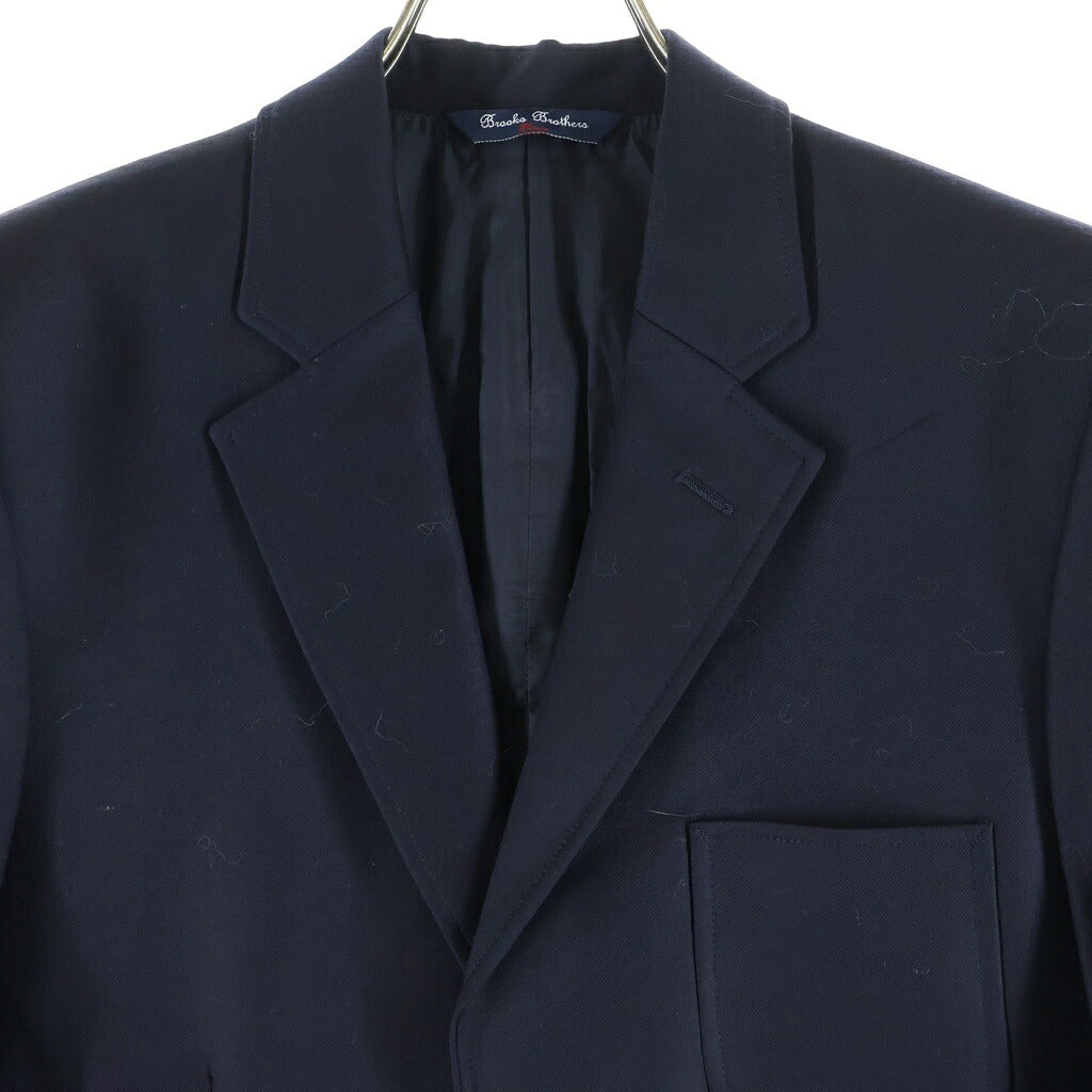 BROOKS BROTHERS(ブルックス ブラザーズ) ウール 金ボタン シングルテーラードジャケット ブラック