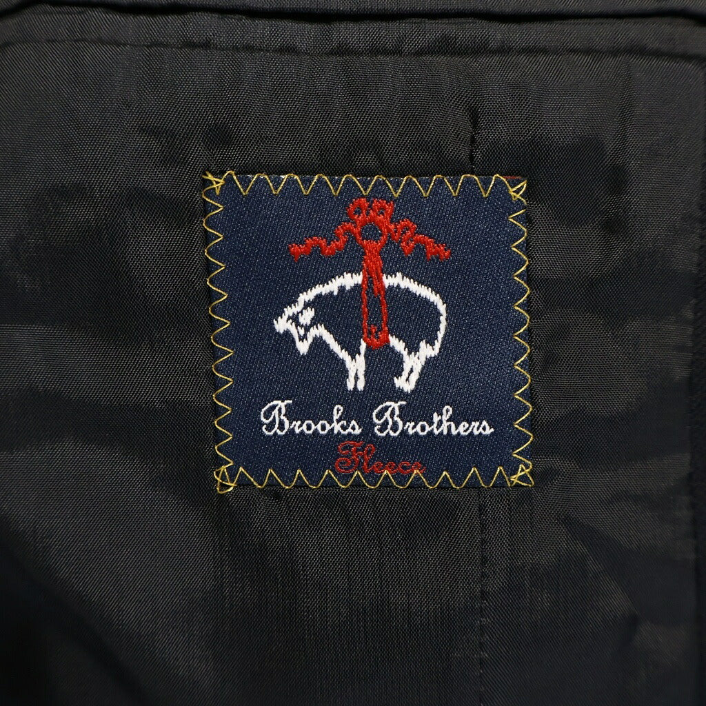BROOKS BROTHERS(ブルックス ブラザーズ) ウール 金ボタン シングルテーラードジャケット ブラック