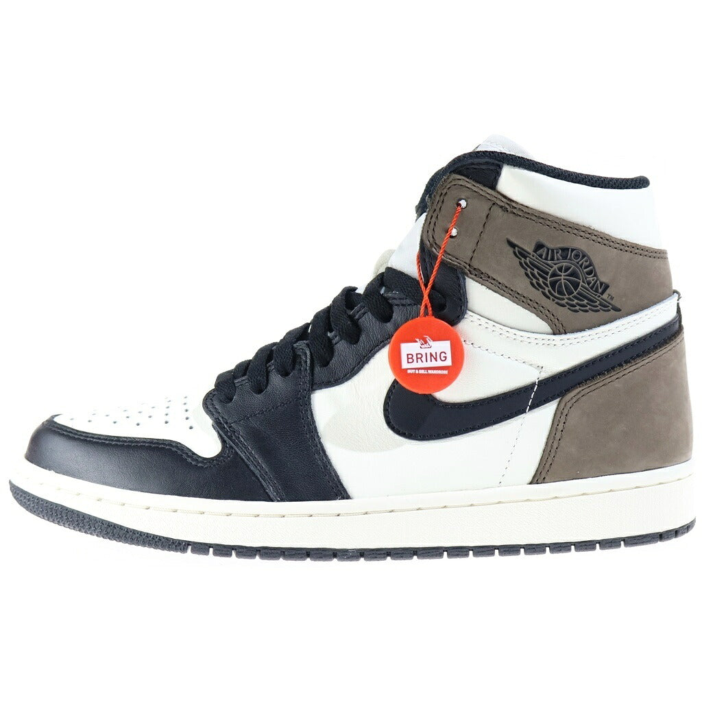NIKE(ナイキ) AIR JORDAN 1 HIGH OG DARK MOCHA エアジョーダン1 ダークモカ ハイカットスニーカー ブラウン/ホワイト/ブラック US9/27cm 555088-105