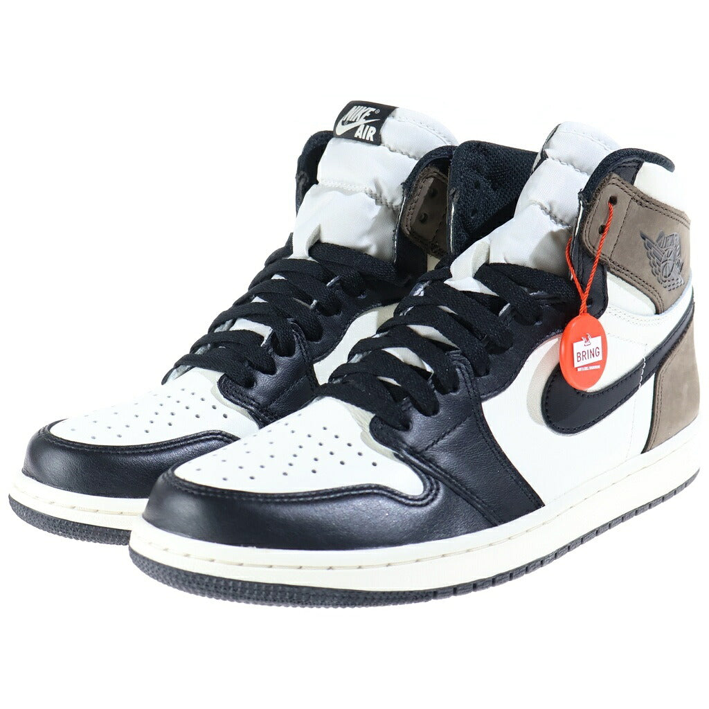 NIKE(ナイキ) AIR JORDAN 1 HIGH OG DARK MOCHA エアジョーダン1 ダークモカ ハイカットスニーカー ブラウン/ホワイト/ブラック US9/27cm 555088-105