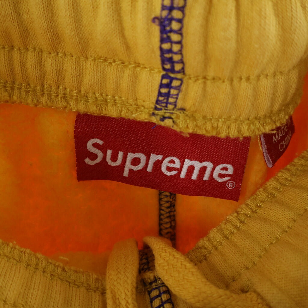 SUPREME(シュプリーム) 22SS Coverstitch Sweatpant カバーステッチ スウェットパンツ イエロー
