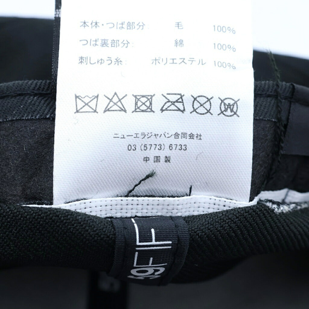 NEW ERA(ニューエラ) ×fragment design 59FIFTY フラグメントデザイン 6パネルキャップ 帽子 ブラック