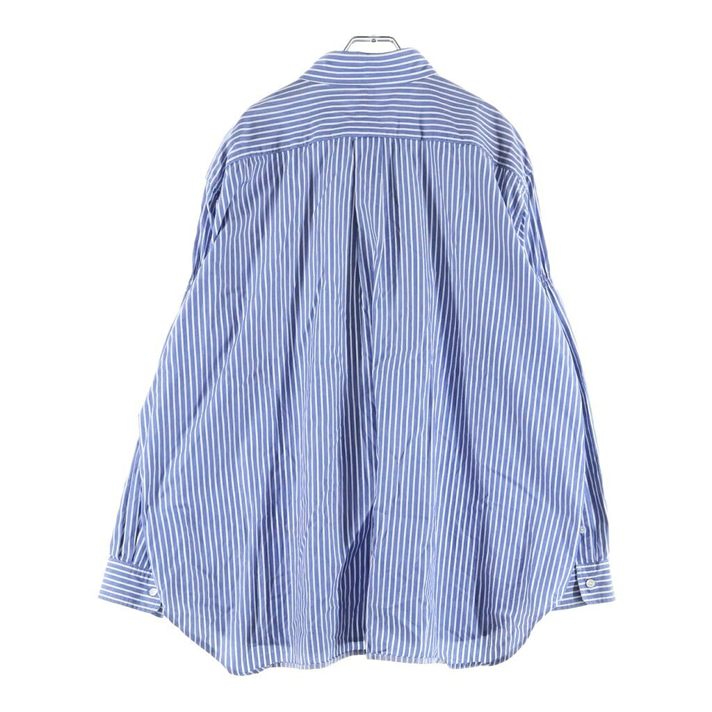 WILLY CHAVARRIA(ウィリーチャバリア) BIG WILLY DRESS SHIRT ビッグウィリー ドレスシャツ 長袖ストライプシャツ ブルー/ホワイト