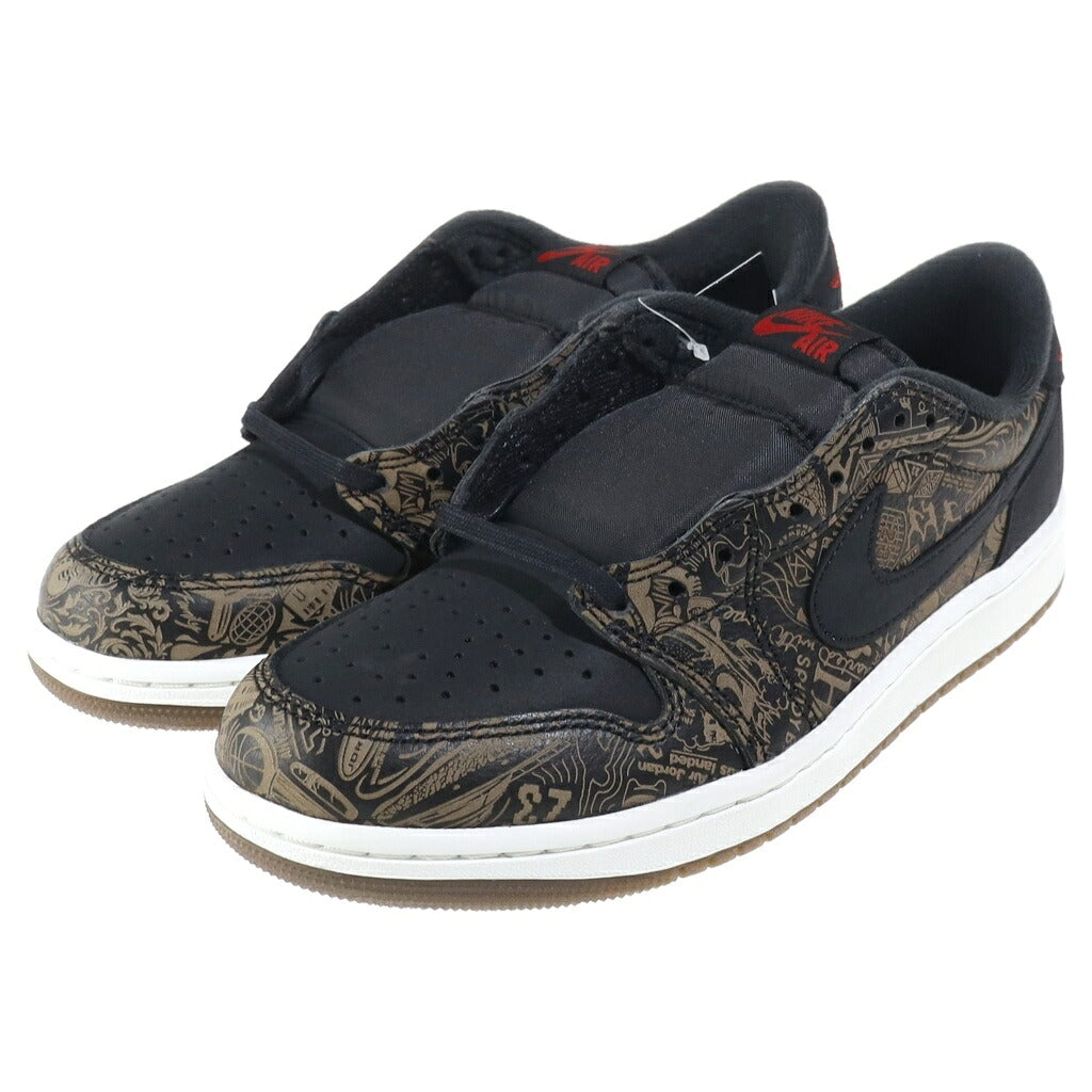 NIKE(ナイキ) AIR JORDAN 1 RETRO LOW OG LASER エアジョーダン1 レトロ レーザー ローカットスニーカー ブラック/レッド US7/25cm IV6750-001