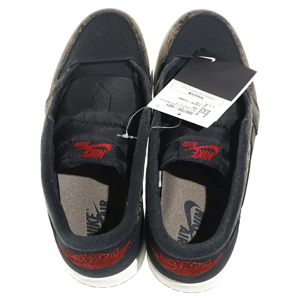 NIKE(ナイキ) AIR JORDAN 1 RETRO LOW OG LASER エアジョーダン1 レトロ レーザー ローカットスニーカー ブラック/レッド US7/25cm IV6750-001