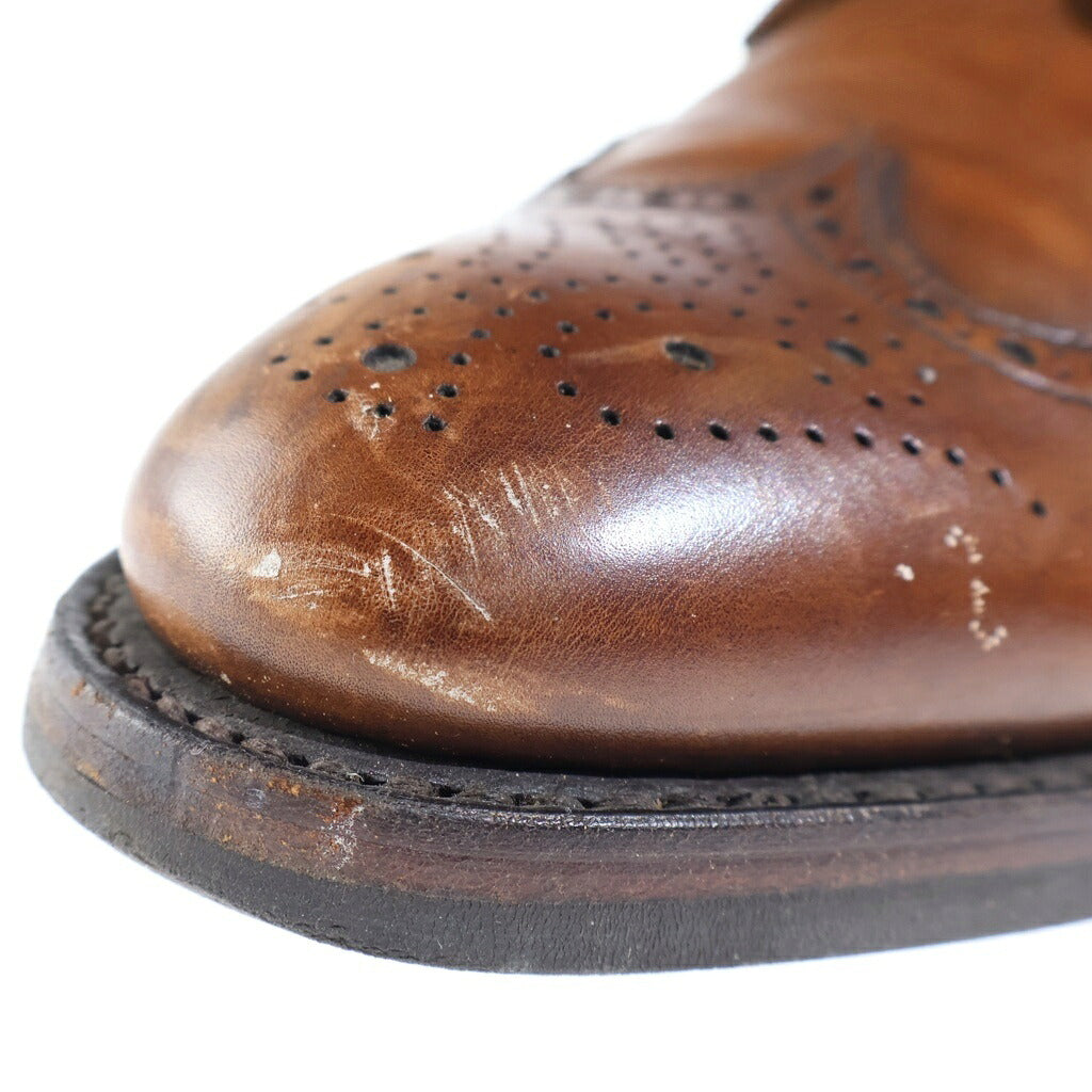 Crockett&Jones(クロケットアンドジョーンズ) SWANSEA スウォンジ ウィングチップ レザー ドレスシューズ ブラウン 9881 14B