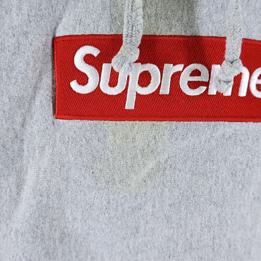 SUPREME(シュプリーム) 16AW Box Logo Hooded Sweatshirt ボックスロゴ プルオーバーフーデッドスウェットパーカー グレー