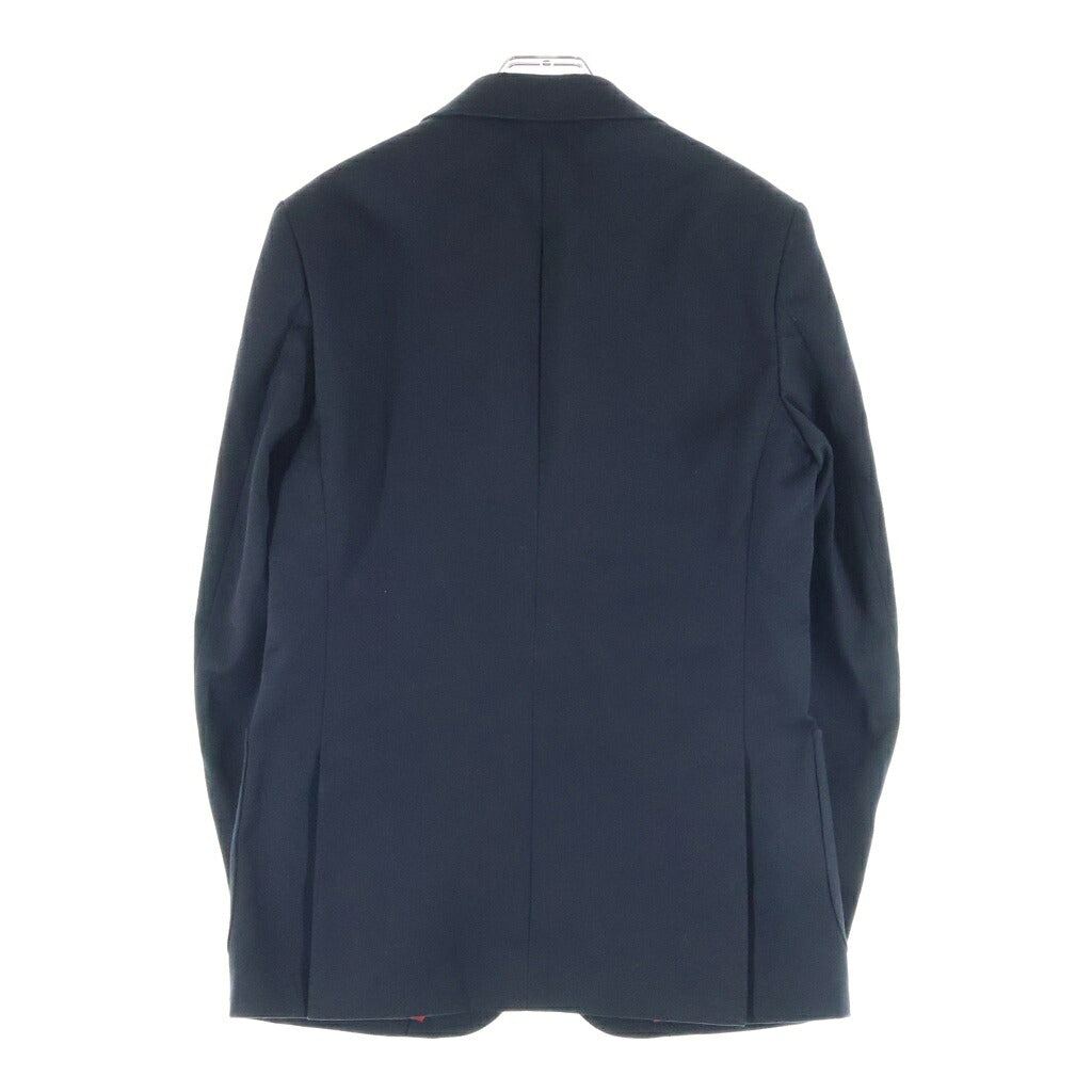 WACKO MARIA(ワコマリア) 12AW T/C UNCONSTRUCTED JACKET コットンポリエステル シングルテーラードジャケット ブラック 12AW-TC-JK03RED