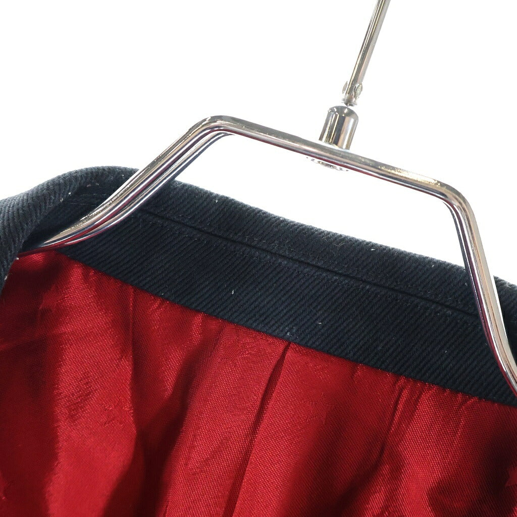 WACKO MARIA(ワコマリア) 12AW T/C UNCONSTRUCTED JACKET コットンポリエステル シングルテーラードジャケット ブラック 12AW-TC-JK03RED