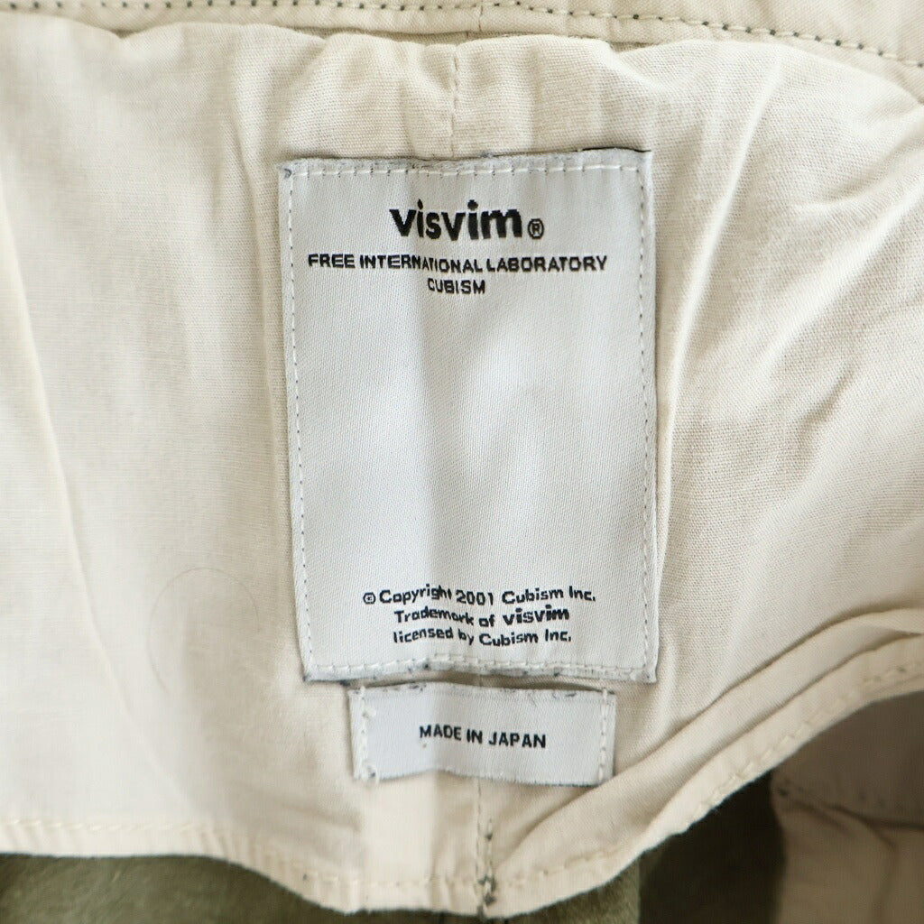 VISVIM(ヴィスヴィム) 15AW HIGH-WATER CHINO HERRINGBONE ハイウォーター チノ ヘリンボーン パンツ カーキ 0115205008029