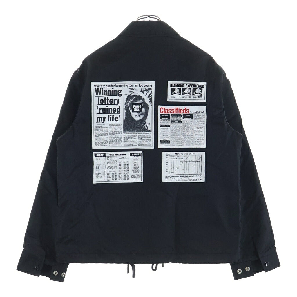 ALEXANDER WANG(アレキサンダーワン) PAGE SIX COACH JACKET ジャケット ページシックス バックロゴデザイン コーチジャケット ブラック