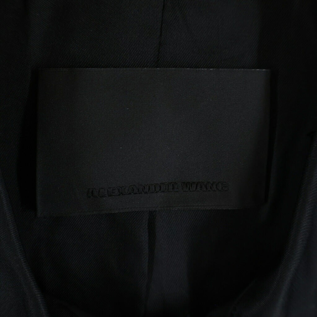 ALEXANDER WANG(アレキサンダーワン) PAGE SIX COACH JACKET ジャケット ページシックス バックロゴデザイン コーチジャケット ブラック