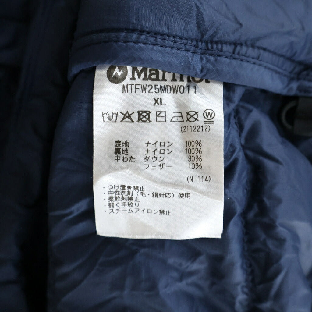 Marmot(マーモット) 750FP Able Down Jacket 750フィルパワー エイブル ダウンジャケット ネイビー MTFW25MDW011