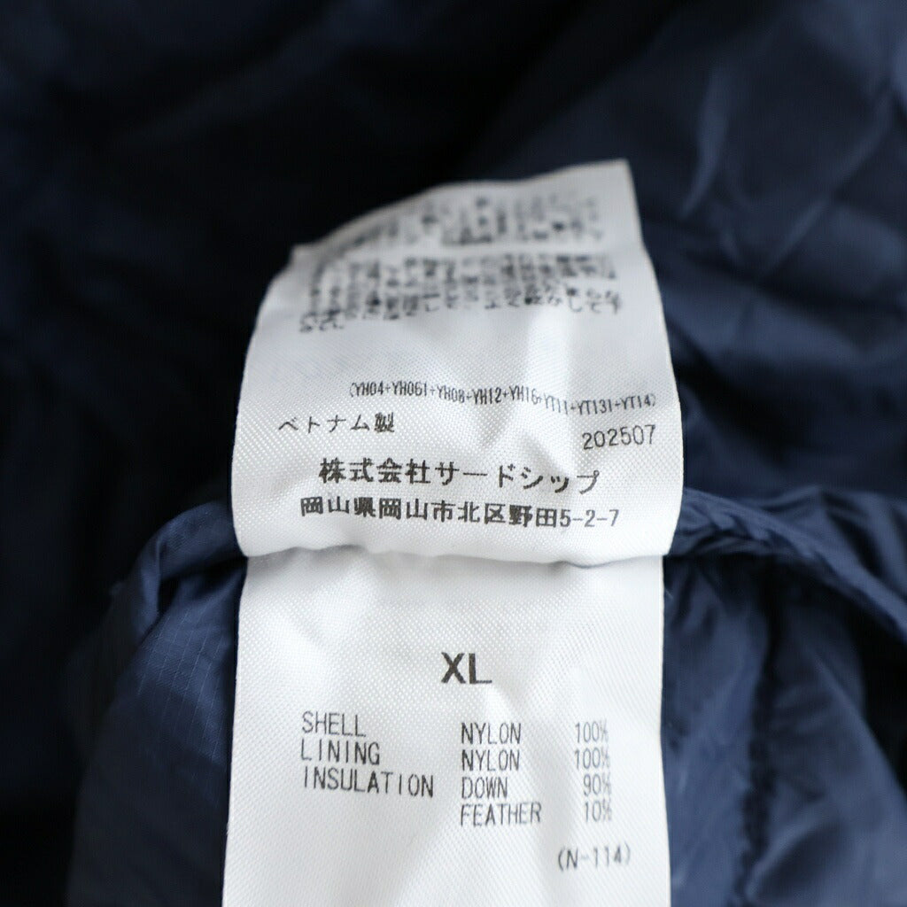 Marmot(マーモット) 750FP Able Down Jacket 750フィルパワー エイブル ダウンジャケット ネイビー MTFW25MDW011