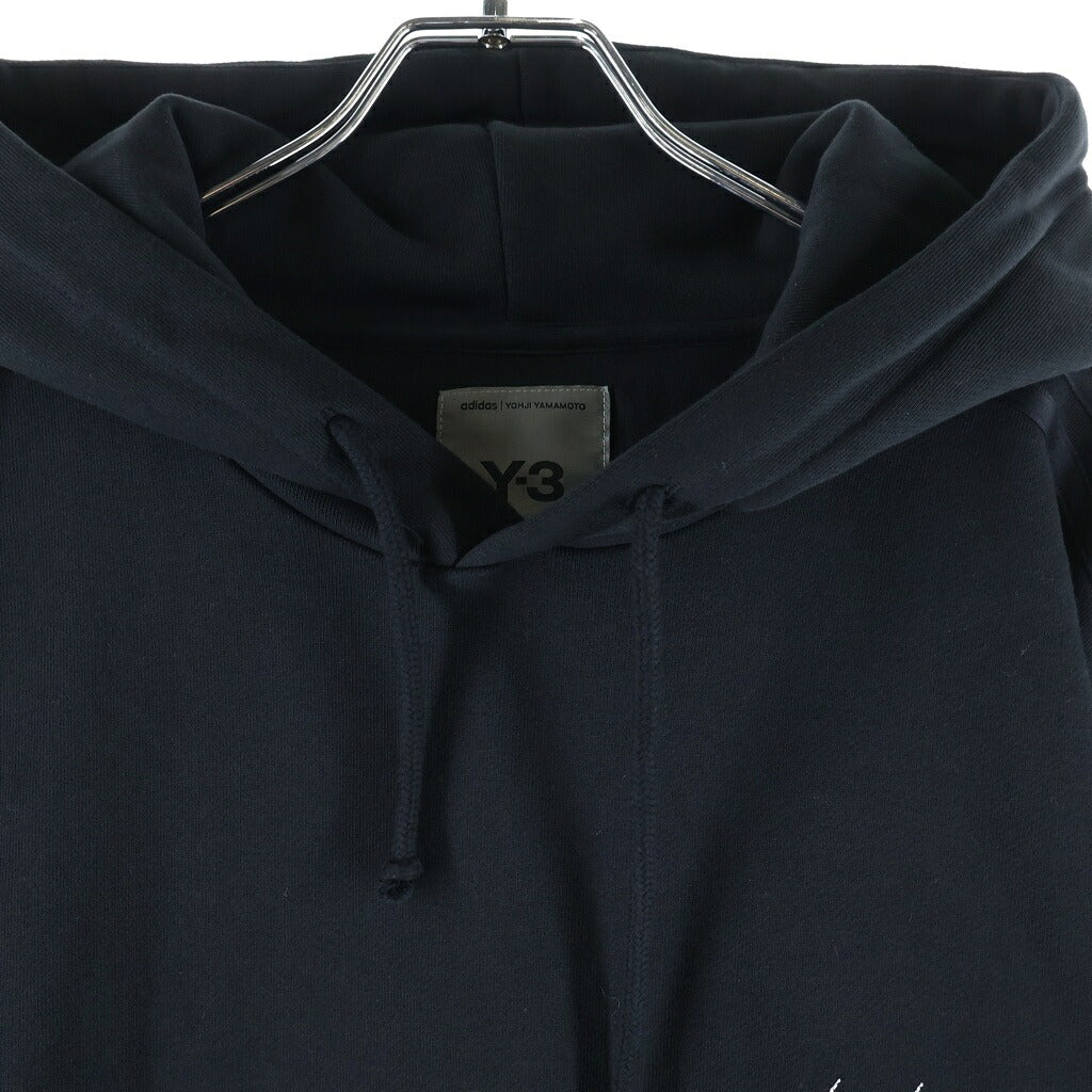 Y-3(ワイスリー) KURO 3STRIPES HOODIE クロ サイドスリーストライプ スウェット プルオーバーパーカー ブラック KA9652