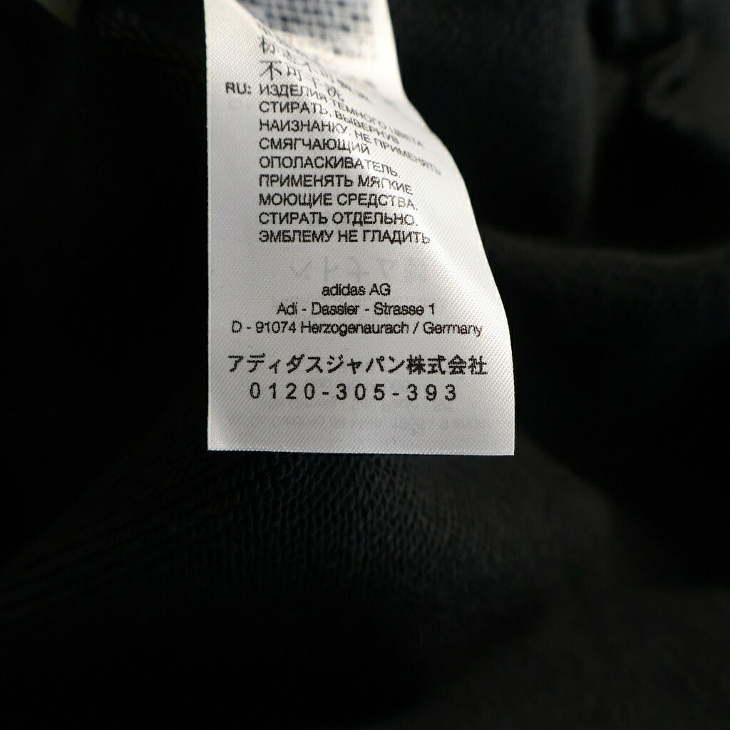 Y-3(ワイスリー) KURO 3STRIPES HOODIE クロ サイドスリーストライプ スウェット プルオーバーパーカー ブラック KA9652