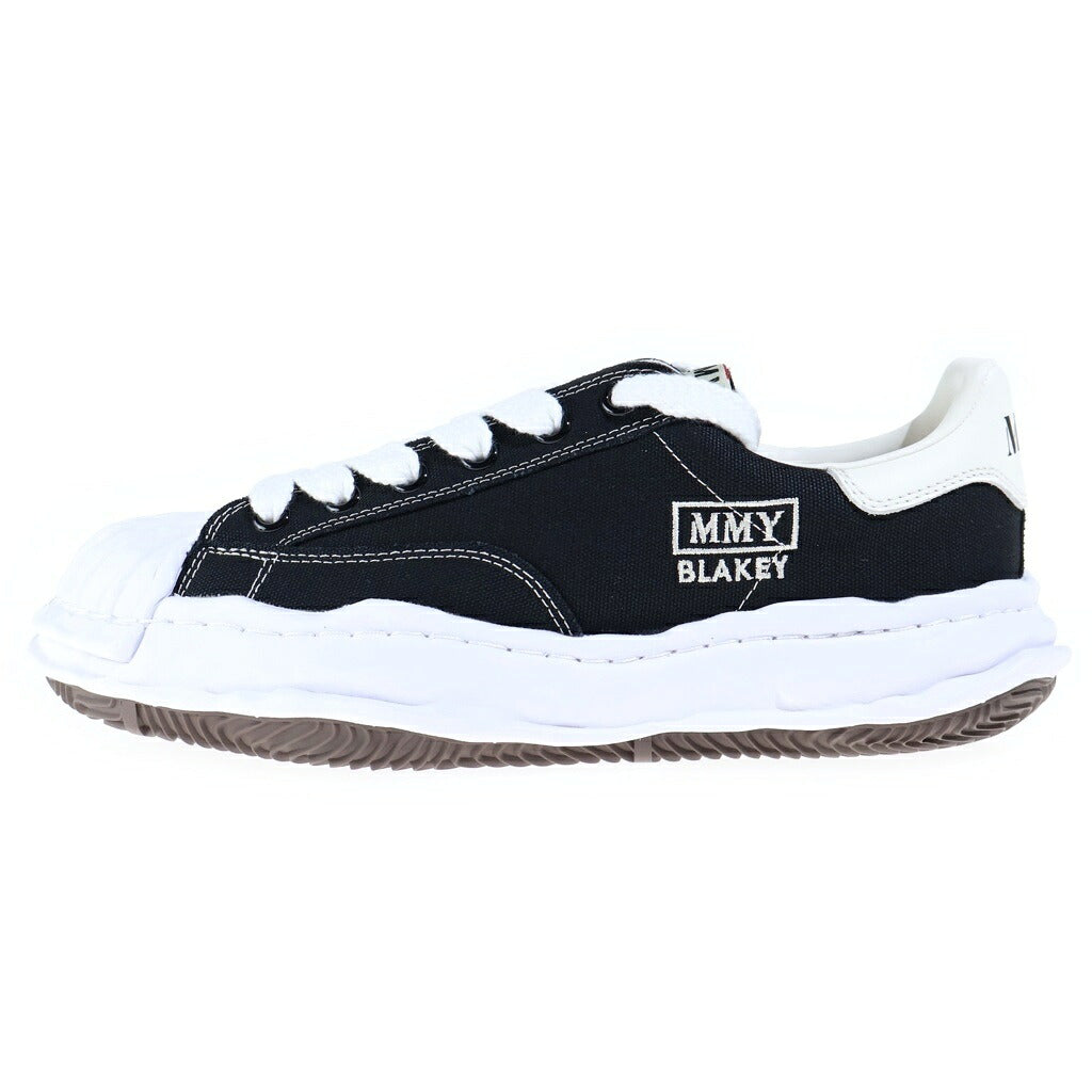 MAISON MIHARAYASUHIRO(メゾンミハラヤスヒロ) BLAKEY OG Sole Canvas Low-top Sneakers ブレーキー キャンバス ローカットスニーカー ブラック/ホワイト A08FW735