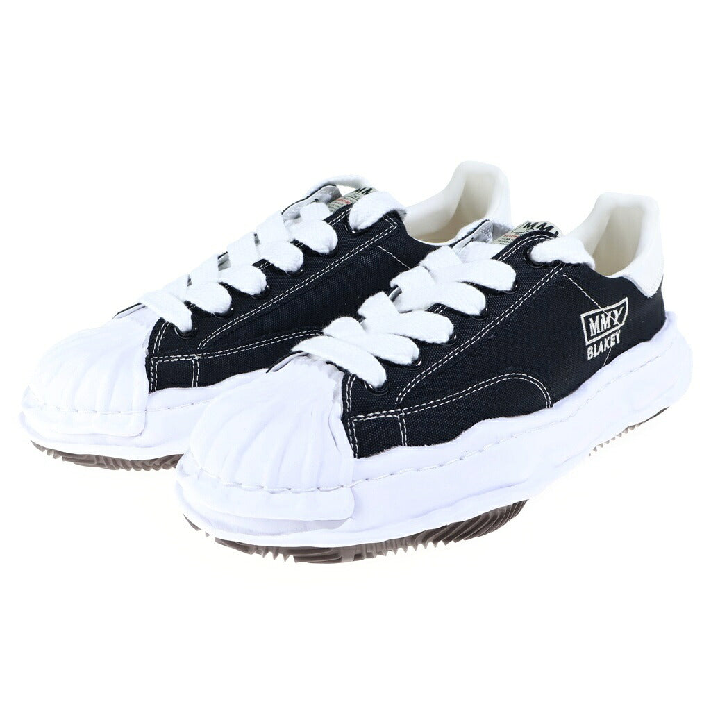 MAISON MIHARAYASUHIRO(メゾンミハラヤスヒロ) BLAKEY OG Sole Canvas Low-top Sneakers ブレーキー キャンバス ローカットスニーカー ブラック/ホワイト A08FW735