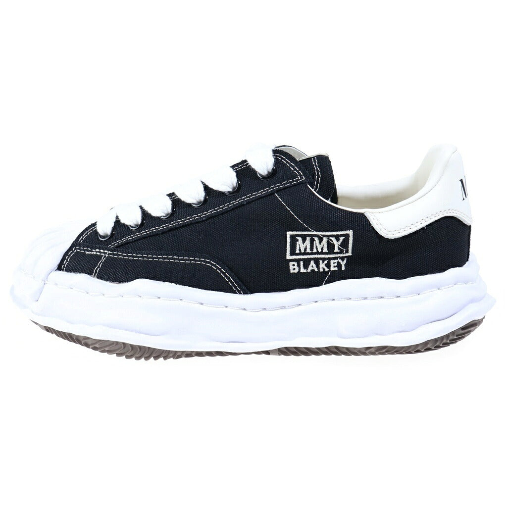 MAISON MIHARAYASUHIRO(メゾンミハラヤスヒロ) BLAKEY OG Sole Canvas Low-top Sneakers ブレーキー キャンバス ローカットスニーカー ブラック/ホワイト A08FW735