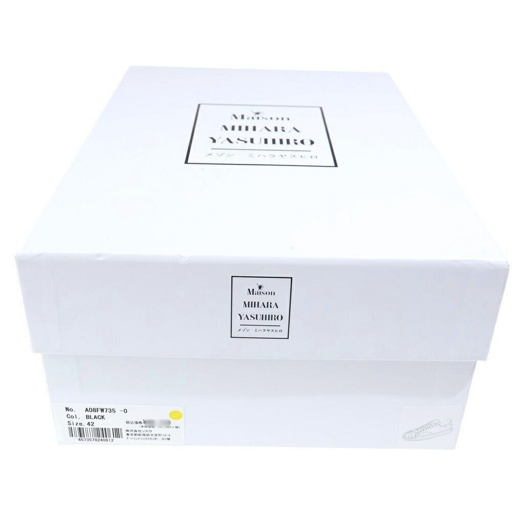 MAISON MIHARAYASUHIRO(メゾンミハラヤスヒロ) BLAKEY OG Sole Canvas Low-top Sneakers ブレーキー キャンバス ローカットスニーカー ブラック/ホワイト A08FW735
