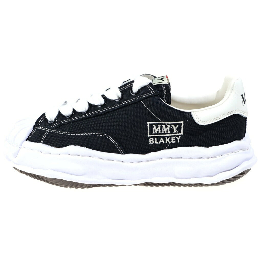 MAISON MIHARAYASUHIRO(メゾンミハラヤスヒロ) BLAKEY OG Sole Canvas Low-top Sneakers ブレーキー キャンバス ローカットスニーカー ブラック/ホワイト A08FW735