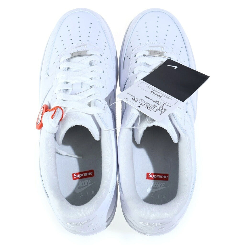 NIKE(ナイキ) ×SUPREME AIR FORCE 1 LOW シュプリーム エアフォース1 ローカットスニーカー ホワイト US10/28cm CU9225-100