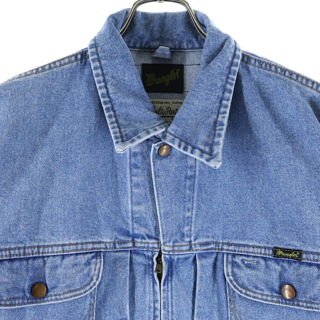 WACKO MARIA(ワコマリア) 22AW ×WRANGLER DENIM TRUCKER JACKET ラングラー デニム ジップアップ マルチポケット トラッカー ジャケット インディゴ WS9324