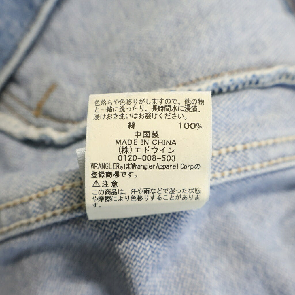 WACKO MARIA(ワコマリア) 22AW ×WRANGLER DENIM TRUCKER JACKET ラングラー デニム ジップアップ マルチポケット トラッカー ジャケット インディゴ WS9324